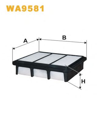 WIX FILTERS wa9581 -  Воздушный фильтр